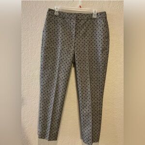 Boden Black and Gray Patterned Trousers